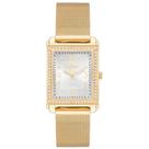 Relógio Condor Feminino Ref: Co2035ncp/4k Retangular Mesh Dourado