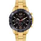 Relógio CONDOR masculino cronógrafo dourado COVD54AY/4P