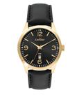 Relógio Condor Masculino Dourado com Correia Preta - CO2115MXZ/5P
