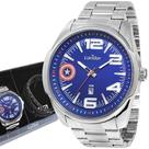 Relógio Condor Masculino Original Prata Prova Dágua Garantia