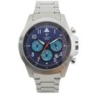 Relógio Cronógrafo Masculino de Aço Tuguir Analógico Infinity TGI37085 Prata e Azul Relógio Cronógrafo Masculino de Aço Tuguir Analógico Infinity TGI37085 Prata e Azul