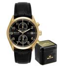 Relógio Cronógrafo Seculus Dourado Original Masculino Pulso