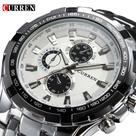Relógio Curren 8023 Luxo Masculino Aço Inoxidável Estojo