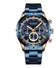 Relógio Curren Masculino 8355 Azul Aço