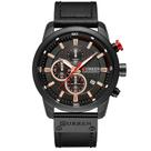 Relógio Curren Technos 8291 para homens azul e prata