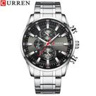 Relógio Curren Technos 8351 cronógrafo de quartzo à prova d'água