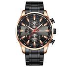 Relógio Curren Technos 8351 cronógrafo de quartzo à prova d'água
