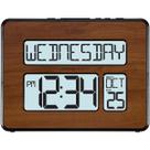 Relógio de calendário La Crosse Technology 513-1419BL-WA-INT Brown
