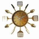 Relógio De Cozinha Talheres Espátulas Para Parede, 25,5x25.5x3,6 - susan