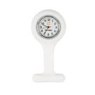 Relógio de Lapela Silicone Branco PAMED