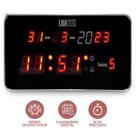 Relógio de LED Digital de Parede Calendário e Alarme LK1019