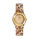 Relógio De Madeira Wewood Criss Leo Beige Gold Wwcr07 Oferta