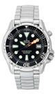 Relógio de mergulho RATIO FreeDiver Sapphire Crystal Stainless Steel Automatic Diver Watch 1000M Relógio de mergulho resistente à água para homens (preto)