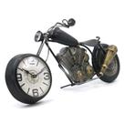 Relógio de mesa AOROTOE Vintage Motorcycle Metal feito à mão