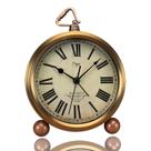 Relógio de mesa JUSTUP Golden Retro Vintage Non-Ticking Relógio de mesa JUSTUP Golden Retro Vintage Non-Ticking