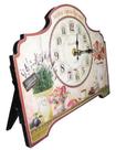 Relogio De Mesa Lar Doce Lar Vintage Retro Decoracao Casa (XIN-07)