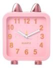 Relógio De Mesa Quarto Infantil Despertador Quarto Rose Gold