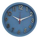 Relogio de Parede 3D Sigma Dourado Azul Plashome Escritório Cozinha Sala Com Mecanismo Silencioso