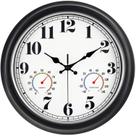 Relógio de parede 45minST Vintage 33cm com termômetro higrômetro