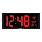 Relógio de parede AcuRite 14.5 LED digital grande com data e temperatura