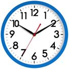 Relógio de parede AKCISOT 25 cm Silent Non-Ticking Battery Blue Relógio de parede AKCISOT 25 cm Silent Non-Ticking Battery Blue