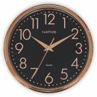 Relógio de Parede Analógico Decorativo 23cm Rose Gold Redondo Moderno Ponteiro Tic Tac Quartz Decoração de Cozinha Sala Quarto Casa ou Escritório Relógio de Parede Analógico Decorativo 23cm Rose Gold Redondo Moderno Ponteiro Tic Tac Quartz Decoração de Cozinha Sala Quarto Casa ou Escritório