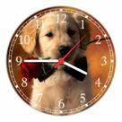 Relógio De Parede Animais Cachorro Cão Veterinário Pet Shop Tamanho 40 Cm De Diâmetro RC037 Relógio De Parede Animais Cachorro Cão Veterinário Pet Shop Tamanho 40 Cm De Diâmetro RC037