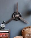 Relógio de parede Art Wall Clock AOROTOE Antique Airplane Propeller