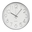 Relógio de parede bakbrand Non-Ticking Silent 30 cm prateado