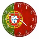 Relógio De Parede Bandeira De Portugal Nação Tamanho 40 Cm RC008