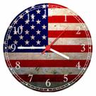 Relógio De Parede Bandeira Dos Estados Unidos