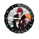 Relógio de parede Bleachs Kurosaki Ichigo Silent 15 cm de vidro+acrílico