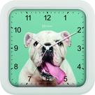 Relógio de Parede Branco Cachorro 660114 - Herweg Relógio de Parede Branco Cachorro 660114 - Herweg