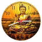 Relógio De Parede Budismo Buda Sidarta Gautama Meditação Chacras Tamanho 40 Cm RC007