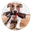 Relógio De Parede Cão Pet Shop Animais Tamanho Grande 50 Cm Quartz G01 Relógio De Parede Cão Pet Shop Animais Tamanho Grande 50 Cm Quartz G01