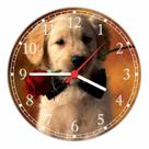 Relógio De Parede Cão Pet Shop Animais Tamanho Grande 50 Cm Quartz G06 Relógio De Parede Cão Pet Shop Animais Tamanho Grande 50 Cm Quartz G06