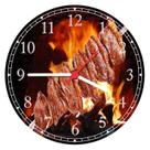 Relógio De Parede Carnes Churrasco Churrascaria Gourmet Restaurantes Decorações Relógio De Parede Carnes Churrasco Churrascaria Gourmet Restaurantes Decorações