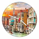 Relógio De Parede Cidade Veneza Itália Paisagem Quartz Decoração 40 Cm RC010