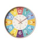 Relógio de parede Colorful Learning Non-Ticking Silent 30cm Relógio de parede Colorful Learning Non-Ticking Silent 30cm