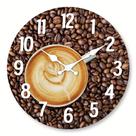 Relógio de parede Creative 12 Coffee Bean Non Ticking Silent Relógio de parede Creative 12 Coffee Bean Non Ticking Silent