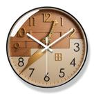 Relógio de parede Creative Deer Silent Non-Ticking Quartz 30cm