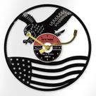Relógio de parede Creative Eagle Vinyl Record 30x30cm, caixa de metal Relógio de parede Creative Eagle Vinyl Record 30x30cm, caixa de metal