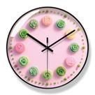 Relógio de parede Creative Floral de 30 cm, quartzo silencioso sem tique-taque Relógio de parede Creative Floral de 30 cm, quartzo silencioso sem tique-taque