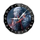 Relógio de parede Daenerys Targaryen Games of Thrones Anime 30cm