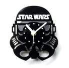 Relógio de parede Darth Vader Vinyl Record Anime 12cm preto