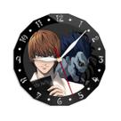 Relógio de parede Deaths Notes Silent Non-Ticking 15 cm de vidro+acrílico