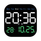 Relógio De Parede Digital LED Com Exibição De Temperatura, Data E Semana, Alarme E Controle Remoto Relógio De Parede Digital LED Com Exibição De Temperatura, Data E Semana, Alarme E Controle Remoto