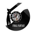 Relógio de parede, disco de vinil, Final Fantasy Cloud Strife Anime