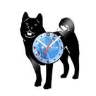 Relógio De Parede Disco Vinil Animais - Akita Inu - VAN-058