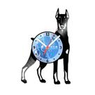 Relógio De Parede Disco Vinil Animais - Dobermann - VAN-057